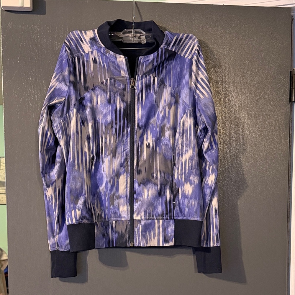 Athleta Navy Bomber-Style Jacket